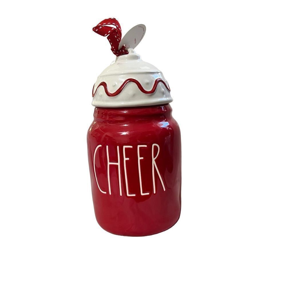 Rae Dunn CHEER Ornament baby canister